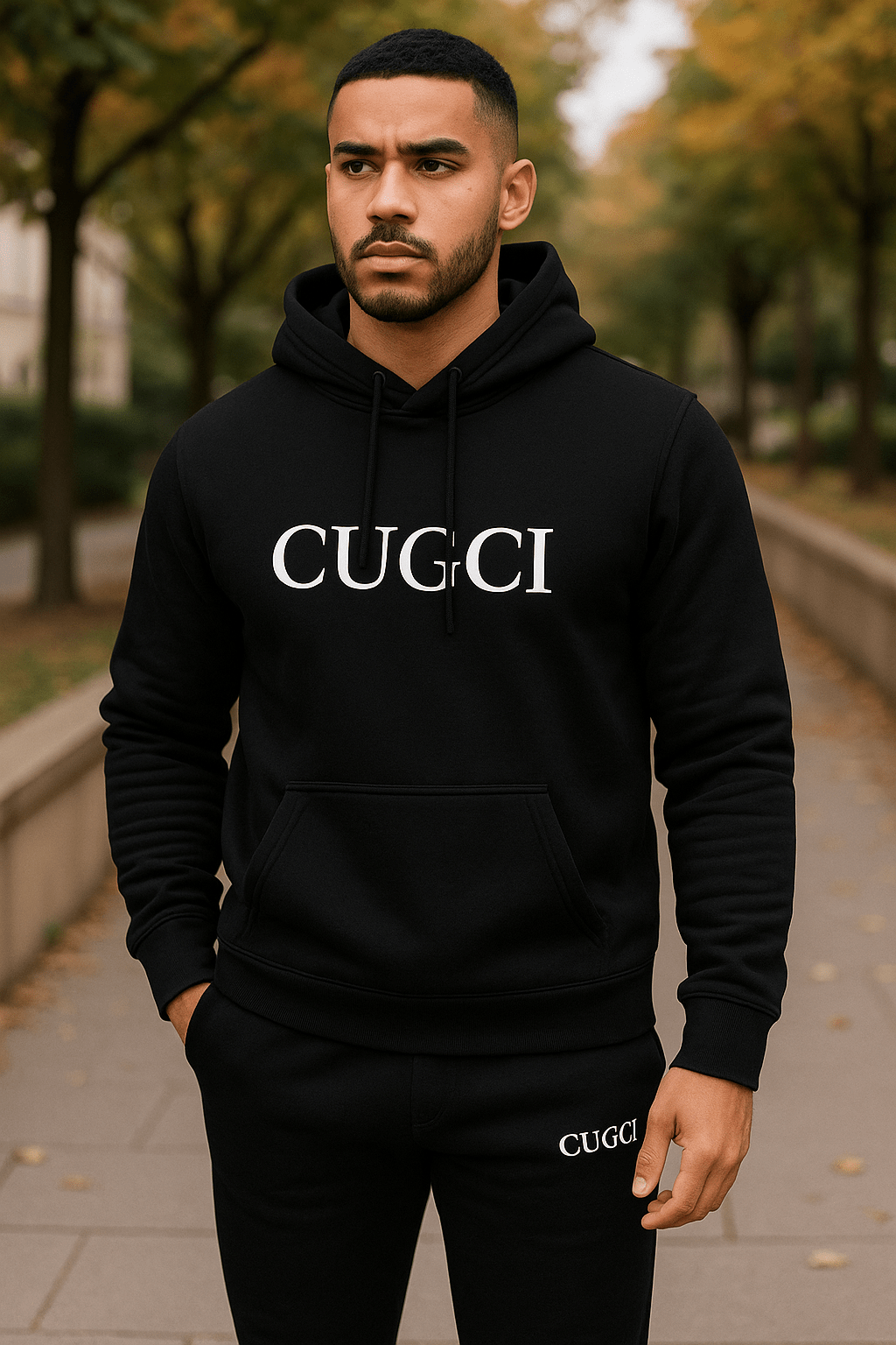 Solid Color Hooded Jackets + PantsAzizaK