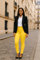 Solid color skinny jeansAzizaK
