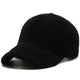 Solid Faux Lambswool Baseball CapAzizaK