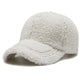 Solid Faux Lambswool Baseball CapAzizaK