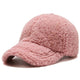 Solid Faux Lambswool Baseball CapAzizaK