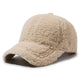 Solid Faux Lambswool Baseball CapAzizaK