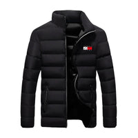 Solid Stand Collar CoatsAzizaK