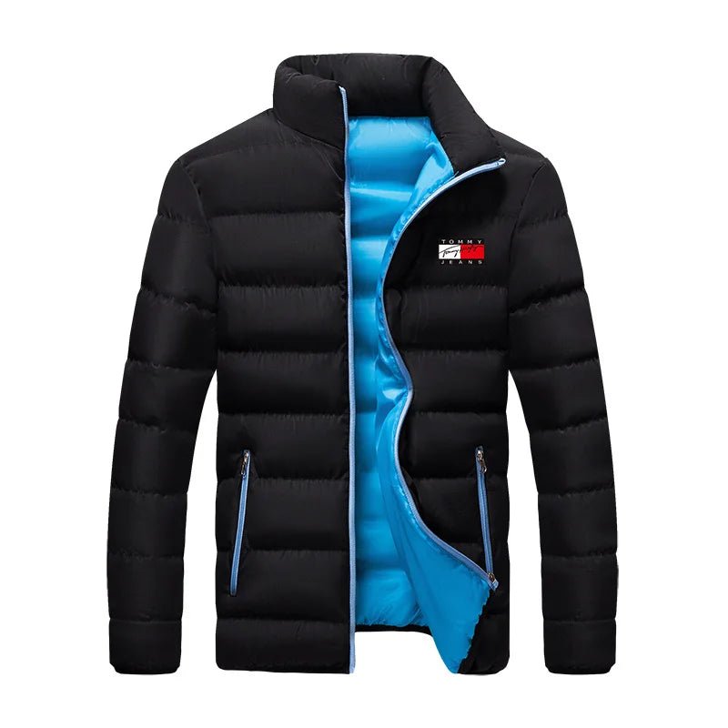 Solid Stand Collar CoatsAzizaK