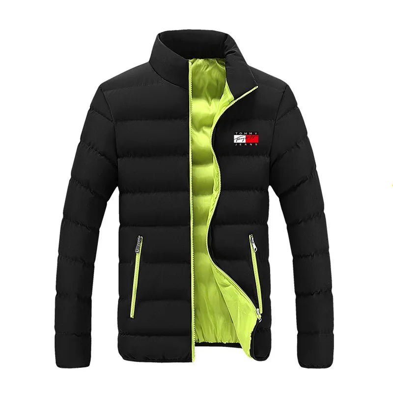 Solid Stand Collar CoatsAzizaK
