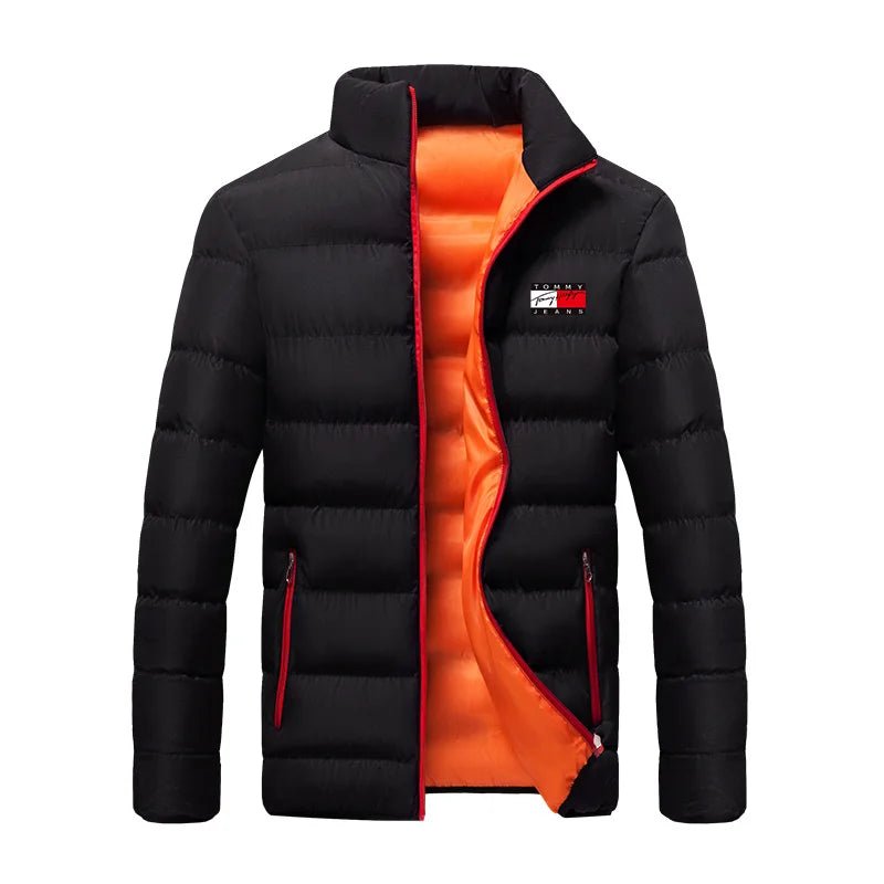 Solid Stand Collar CoatsAzizaK
