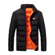 Solid Stand Collar CoatsAzizaK