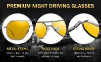 Square Aluminum Sunglasses UV400AzizaK