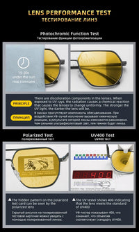 Square Aluminum Sunglasses UV400AzizaK