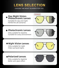 Square Aluminum Sunglasses UV400AzizaK