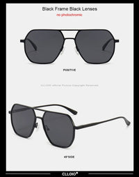Square Aluminum Sunglasses UV400AzizaK