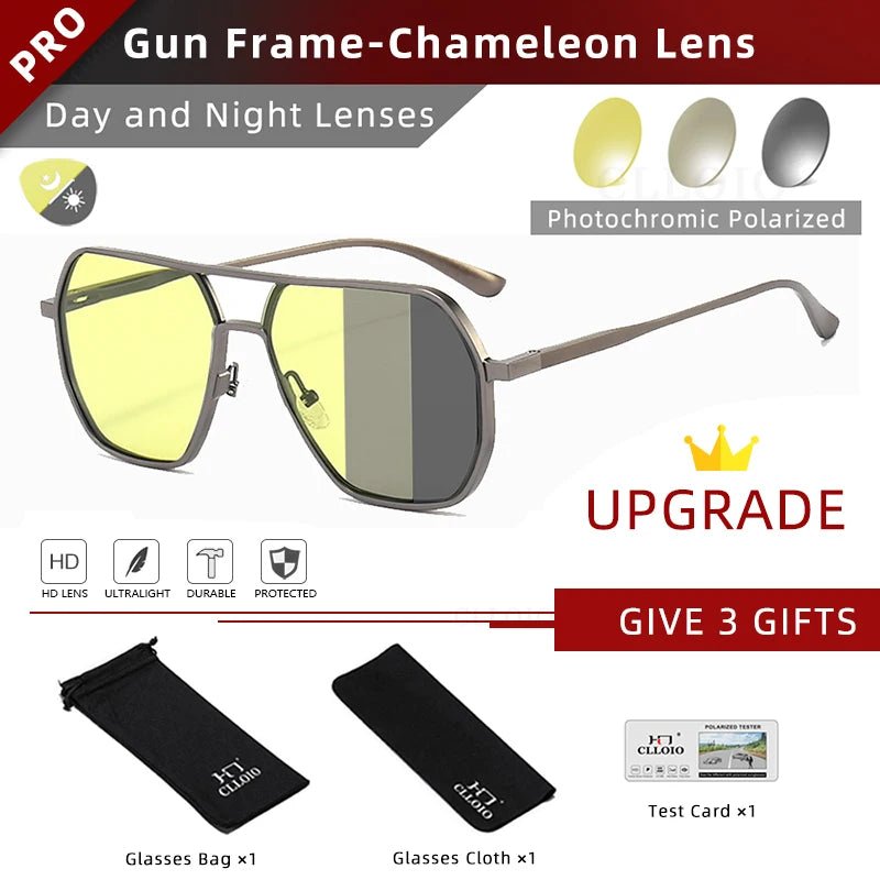 Square Aluminum Sunglasses UV400AzizaK