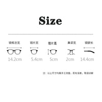 Square polygonal frame Plain glasses with blue membraneAzizaK