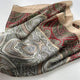 Square silk scarf with flowersAzizaK