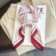 Square silk scarf with flowersAzizaK