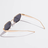 Square sunglasses with metal frames, UV400AzizaK