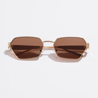 Square sunglasses with metal frames, UV400AzizaK