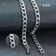 Stainless Steel Black Gold Color Cuban Link Chain Necklace for Men Eye Catching Short Length Male Choker Jewelry GiftAzizaK