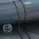 Stainless Steel Black Gold Color Cuban Link Chain Necklace for Men Eye Catching Short Length Male Choker Jewelry GiftAzizaK