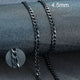 Stainless Steel Black Gold Color Cuban Link Chain Necklace for Men Eye Catching Short Length Male Choker Jewelry GiftAzizaK