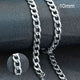 Stainless Steel Black Gold Color Cuban Link Chain Necklace for Men Eye Catching Short Length Male Choker Jewelry GiftAzizaK
