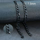 Stainless Steel Black Gold Color Cuban Link Chain Necklace for Men Eye Catching Short Length Male Choker Jewelry GiftAzizaK