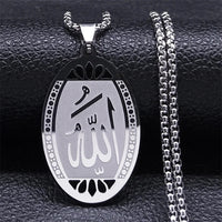 Stainless steel necklace with pendantAzizaK