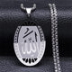 Stainless steel necklace with pendantAzizaK