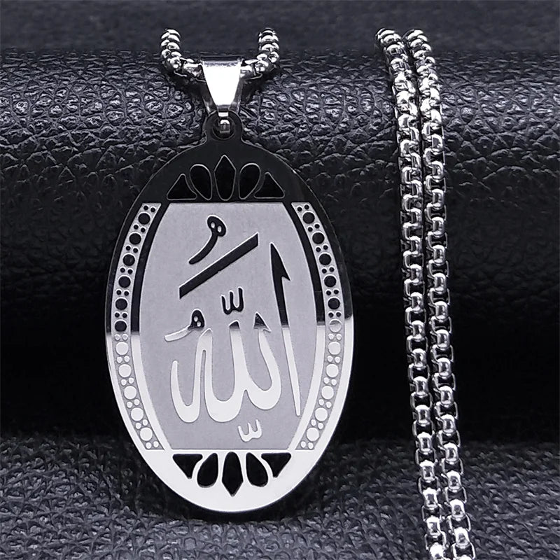 Stainless steel necklace with pendantAzizaK