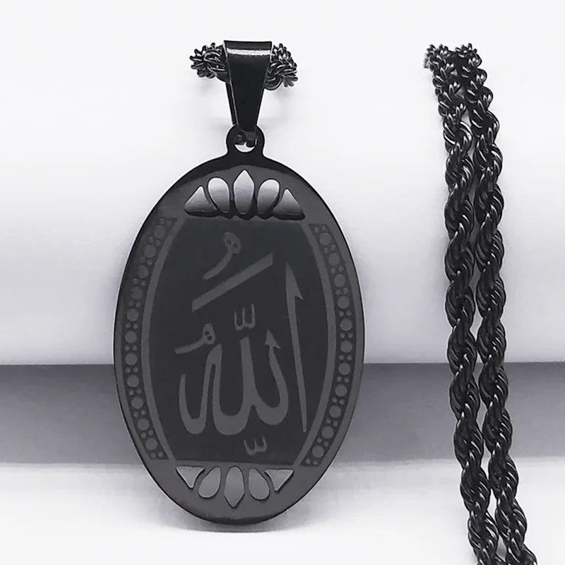 Stainless steel necklace with pendantAzizaK