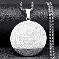 Stainless steel necklace with pendantAzizaK
