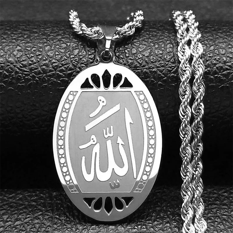 Stainless steel necklace with pendantAzizaK