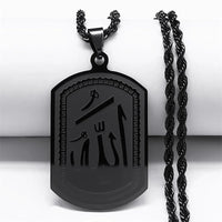 Stainless steel necklace with pendantAzizaK