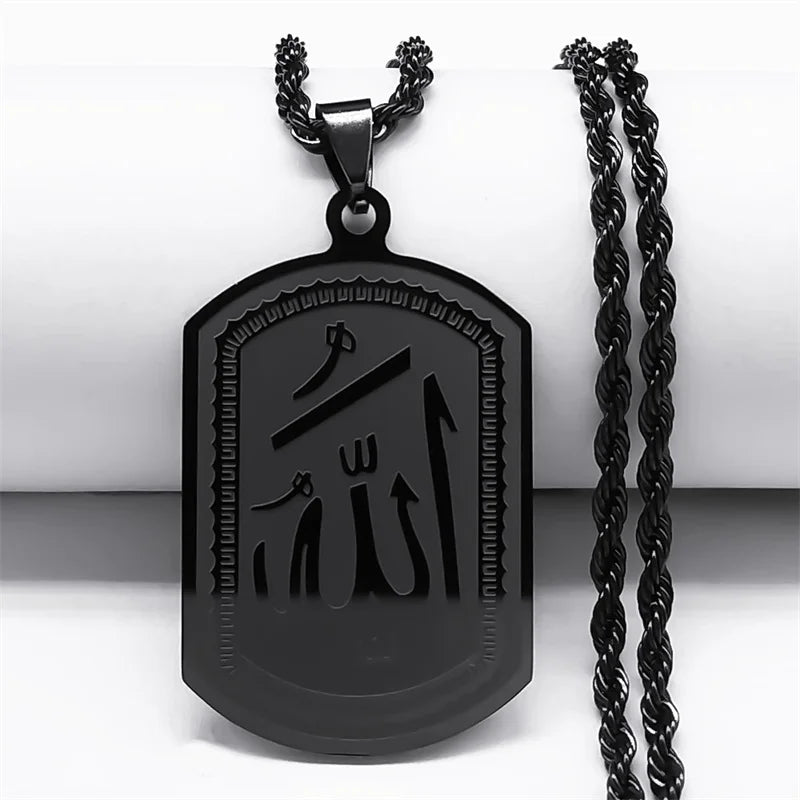 Stainless steel necklace with pendantAzizaK