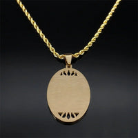 Stainless steel necklace with pendantAzizaK