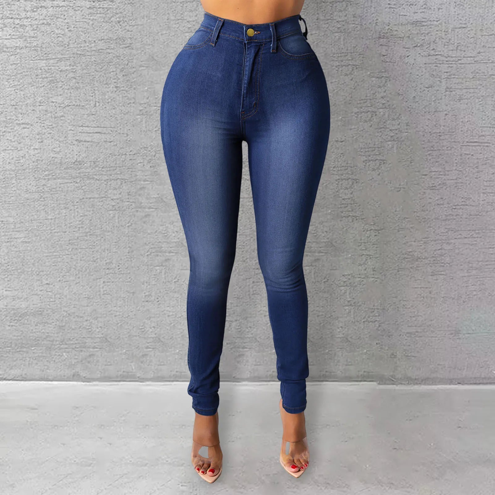 Stylish cotton denim jeansAzizaK