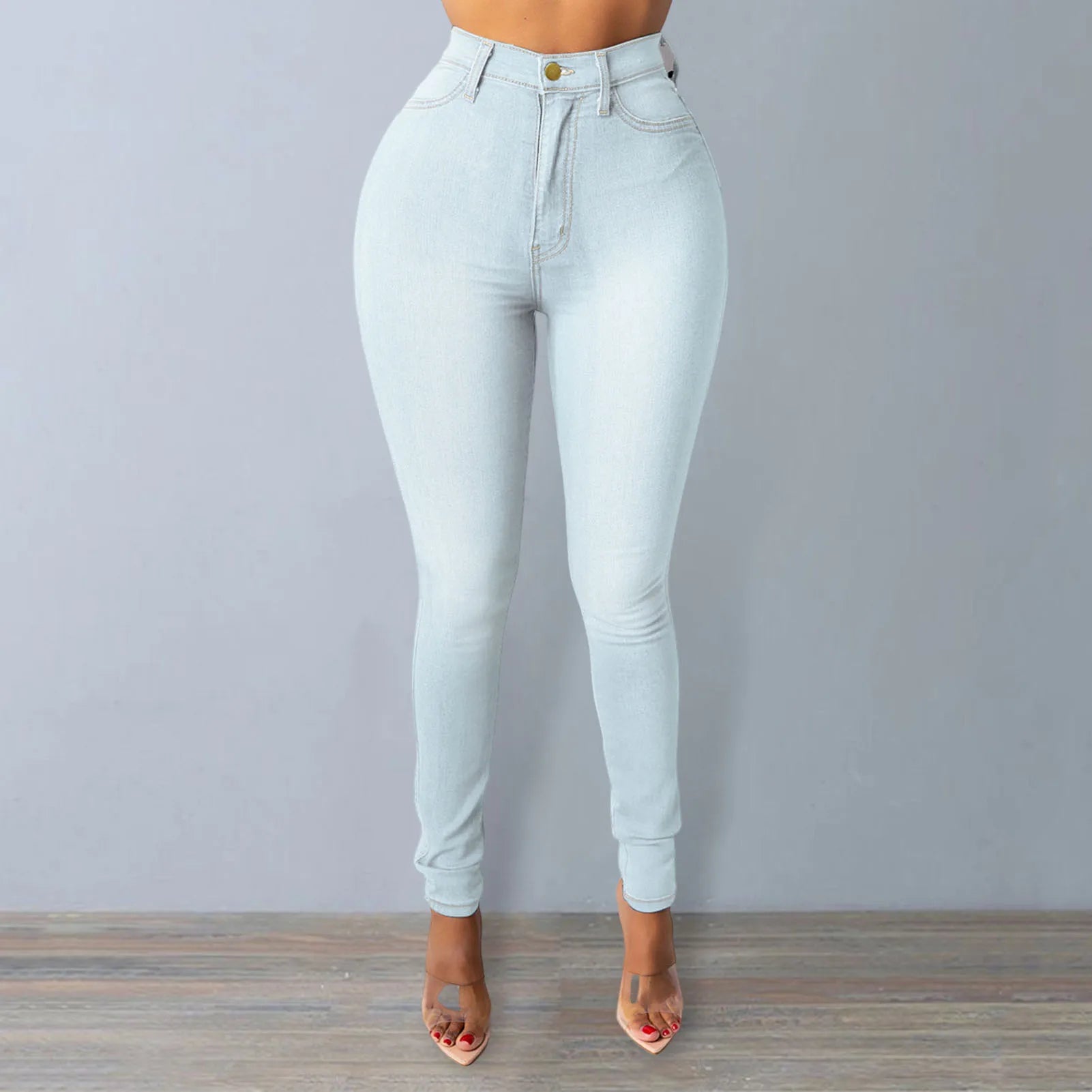 Stylish cotton denim jeansAzizaK