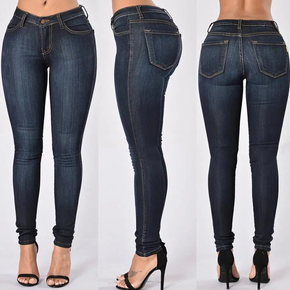 Stylish cotton denim jeansAzizaK