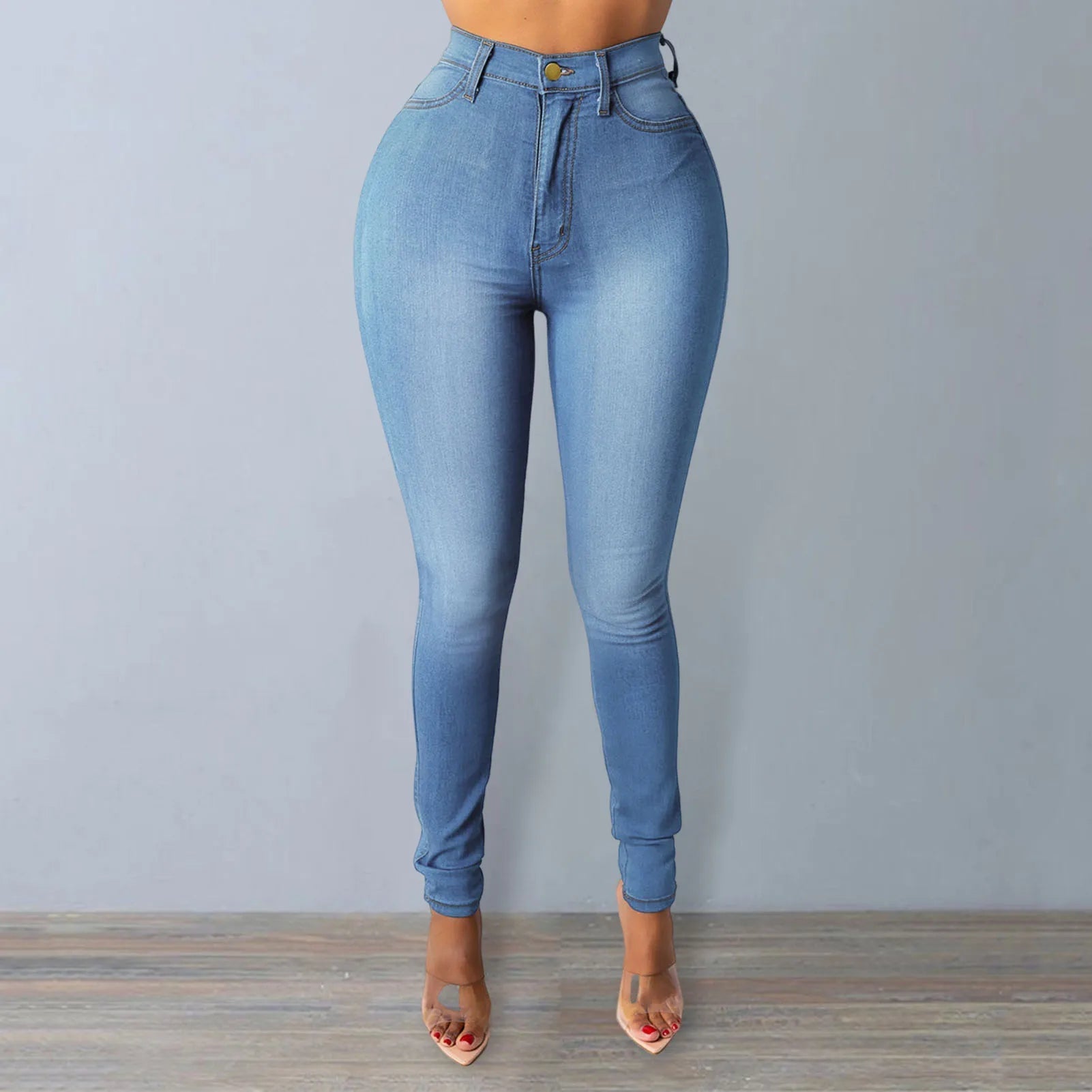 Stylish cotton denim jeansAzizaK