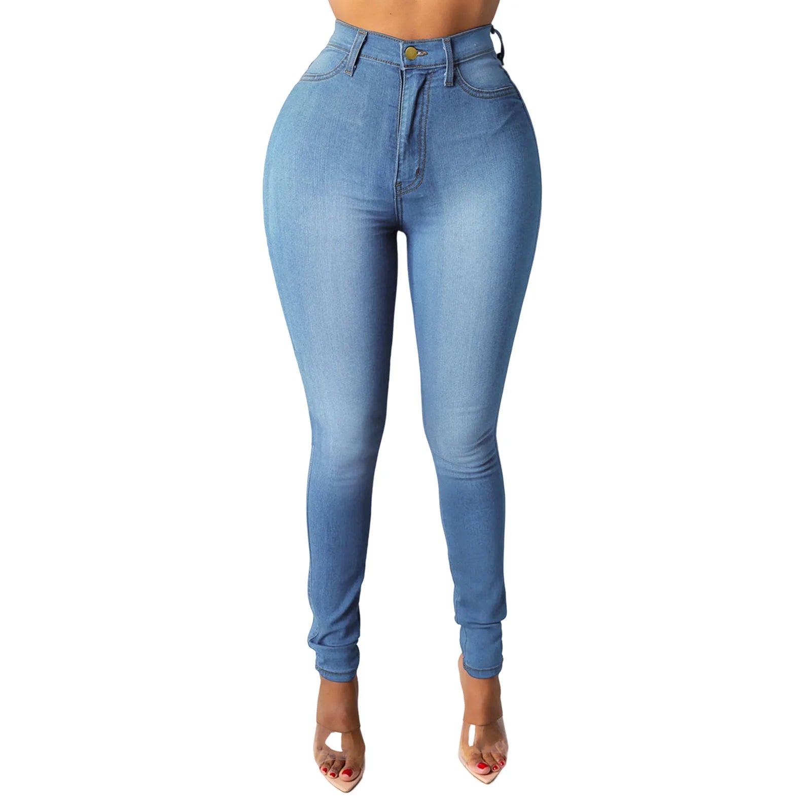 Stylish cotton denim jeansAzizaK