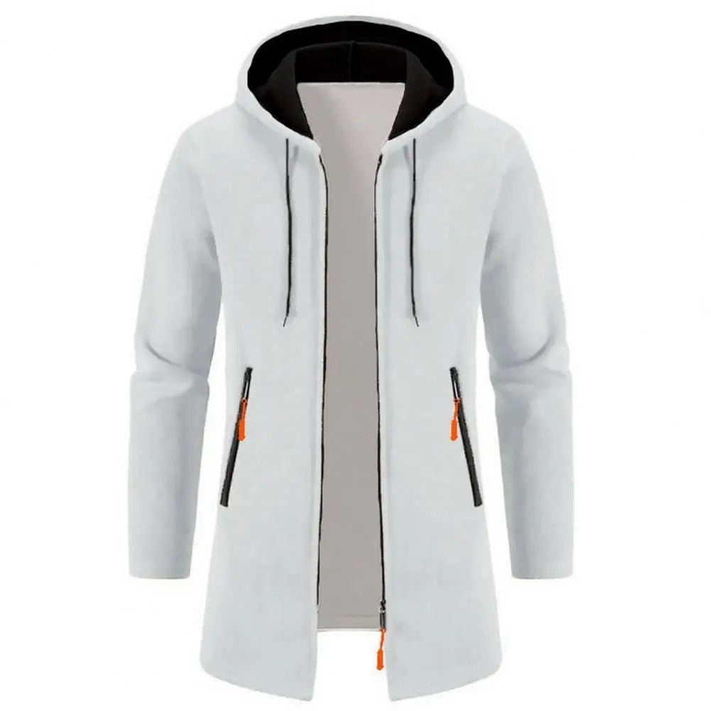 Stylish Hooded Zip Up SweaterAzizaK