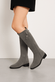 suede boots, flat heel, zip fastening Waterproof before useAzizaK