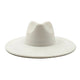 Suede fedora hat with heart shaped top, 3.75" brimAzizaK