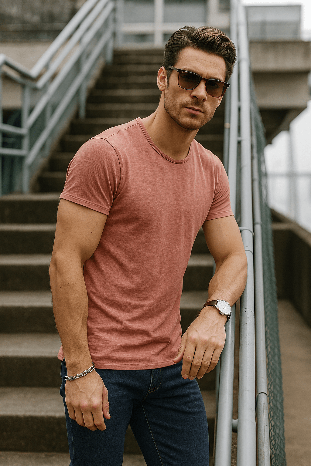 Summer Cotton Sports T-Shirt – Loose Fit ActivewearAzizaK