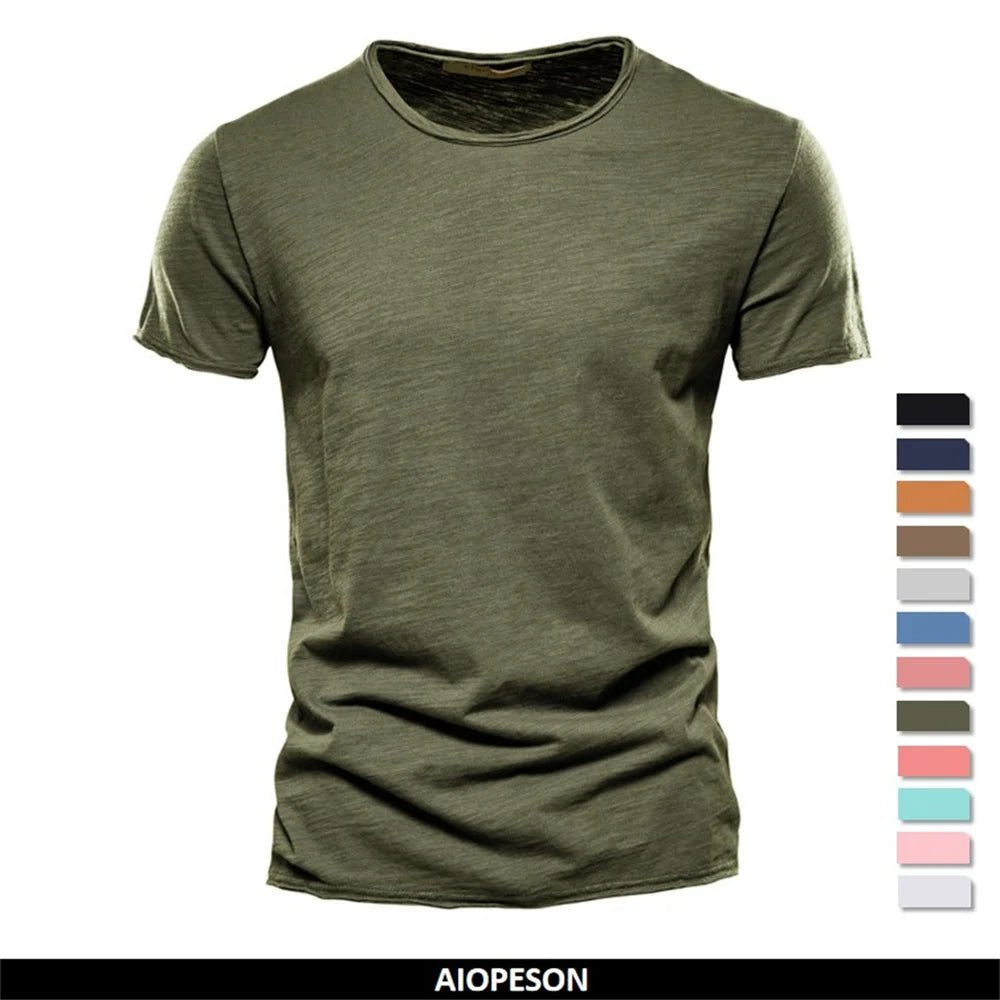 Summer Cotton Sports T-Shirt – Loose Fit ActivewearAzizaK
