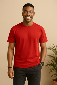 Summer Cotton T-Shirt – Solid Color O - Neck TeeAzizaK