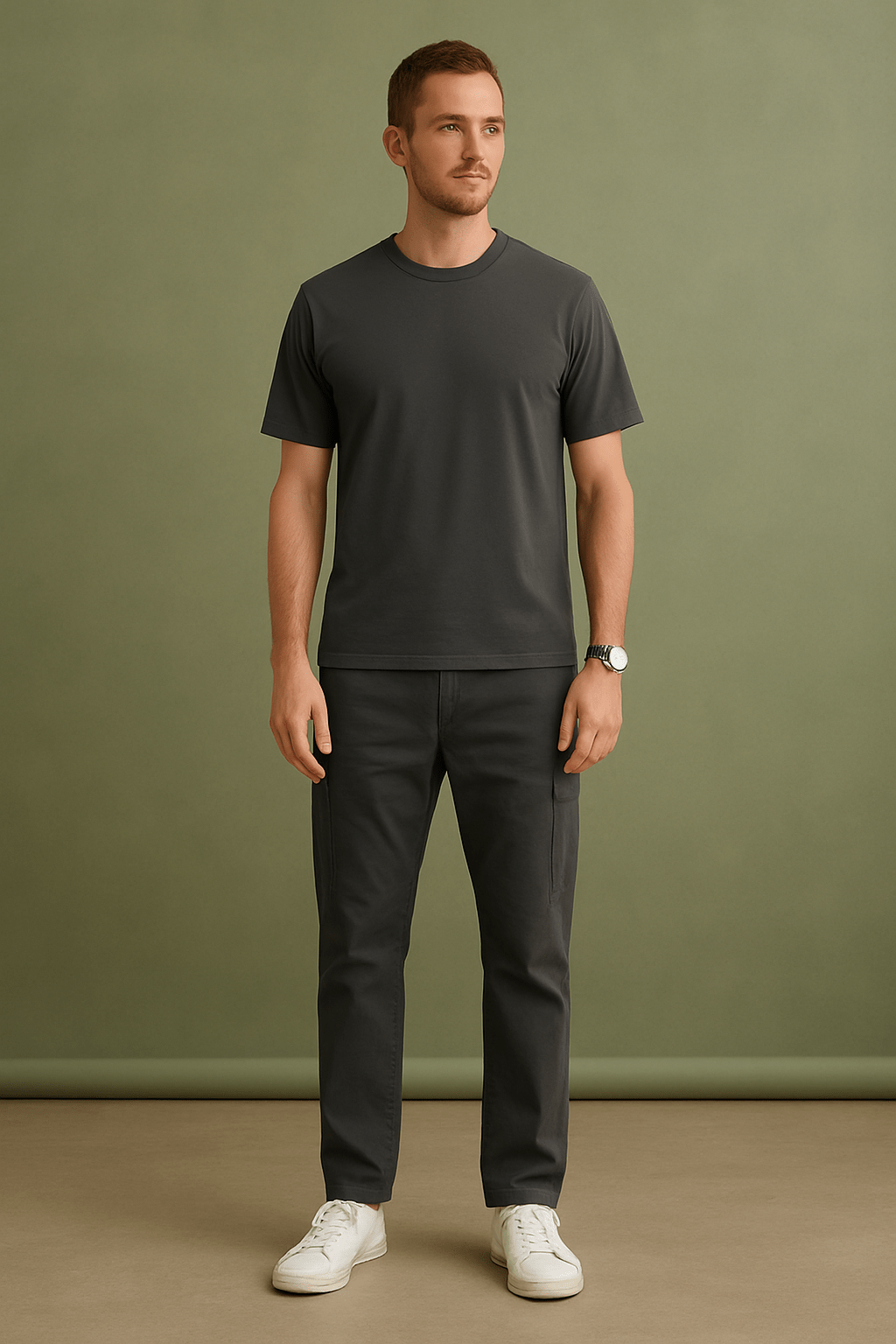 Summer Cotton T-Shirt – Solid Color O - Neck TeeAzizaK