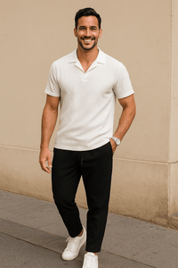 ❄️ Summer Ice Silk Cotton - Linen Set – Men's Ultra - Thin Sleeveless & Mid - Sleeve OutfitAzizaK