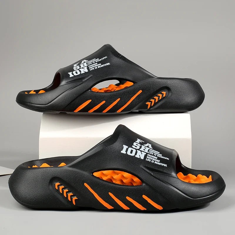 Summer massage slippers, casual soft sole beach flip flopsAzizaK