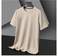 ☀️ Summer Short Sleeve Round Neck T-Shirt – Comfortable & Breathable for Everyday WearAzizaK